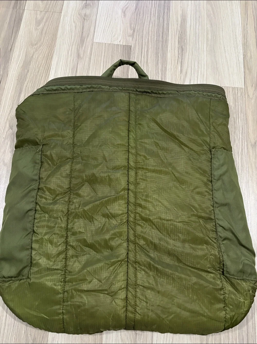 Flyers Helmet US Army Bag UNICOR Green Men's Olive Green Nylon Tote